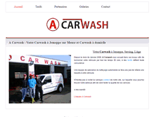 Tablet Screenshot of acarwash.be